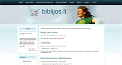Desktop Screenshot of biblijos.lt